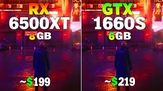 RX 6500 XT vs GTX 1660 Super - Test in 8 Games