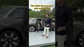 This Rolls-Royce comes with an umbrella