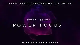 Power Focus   14Hz Beta Waves that Improve Concentration and Focus 360P