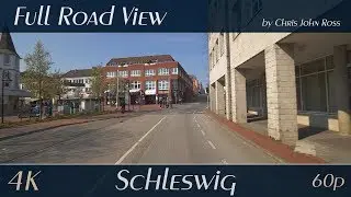 Schleswig, Germany: K&ouml;nigstra&szlig;e, Plessenstra&szlig;e, Capitolplatz, Bismarkstra&szlig;e - 4K (UHD/2160p/60p)