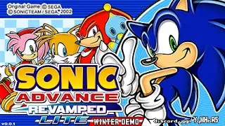 Sonic Advance Revamped LITE: Winter Demo - Normal + Jolly Mode mit Super Sonic (Fangame)