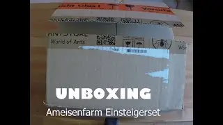 UNBOXING - Ameisenfarm Einsteigerset