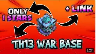 New Top 10 TH13 War Base Link 2020 | Base Link Given In Video Description ( Clash of Clans)