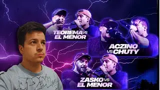 MEJORES BATALLAS FMS WORLD SERIES J2. El Menor vs Zasko; El Menor vs Teorema; Chuty vs Aczino.