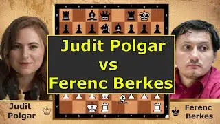 JUDIT POLGAR VS BERKES &mdash; MASTERCLASS IN THE FRENCH DEFENSE! ♟🔥 #polgar  #chesslegends