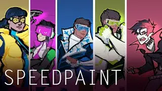 Speedpaint - New Warriors Redesign