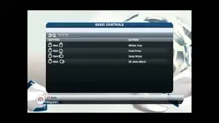 FIFA 13 Basic Controls Screen