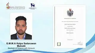 BCU Certificate Samples | Java Institute Graduate | 2021| Batch 02