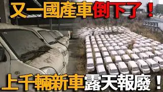 又一國產車品牌徹底崩盤！上千輛國產新車露天報廢、雜草齊腰，所謂彎道超車成笑話，從「銷售神話」到汽車墳場，國產車還能撐多久？