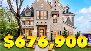 Tour NEW Grand Model Home in Rowlett, TX | Lakeshore Village Rowlett | New Luxury DFW Homes