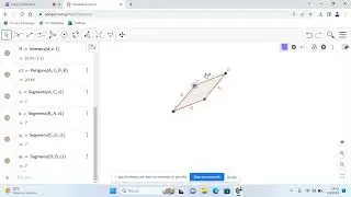 Cómo construir un rombo en Geogebra - Video Tutorial