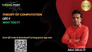 LEC1 | Why Theory of Computation | TOC | GATE CSE 2024 and 2025 | Ankush Saklecha Sir