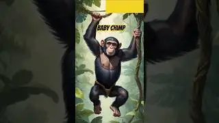 Baby Chimp Song #shorts - for Kids