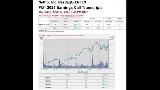 Netflix $NFLX First Quarter 2025 Earnings Deep Dive