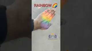 Amazing Rainbow at hand#crazyexperiment #experimentathome #science #scienceexperiment #physics