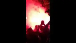 Crazy German Soccer Fans - T&uuml;bingen, Germany