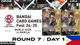 Round 7 ST13 BY Luffy vs ST13 BY Luffy Bandai Card Games Fest Manila 2024 OP09 Meta Engl. Recast