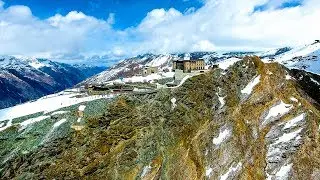 ZERMATT - SWITZERLAND DRONE AERIAL FOOTAGE. DJI Phantom Drone Flying From Switzerland to Italy.