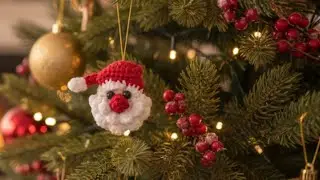 CHRISTMAS CROCHET Santa Claus ornaments 🎄