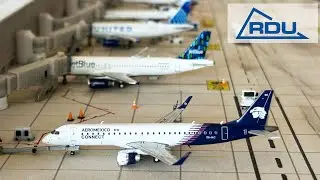 Модель аэропорта Роли Дарем RDU, октябрь 2025 г.