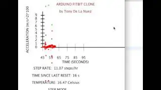 Arduino Fitbit Clone Demonstration