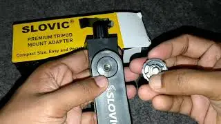 SLOVIC Tripod Mount Adapter Tripod Mobile Holder Unboxing and Review