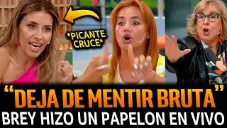 &iexcl;NANCY PAZOS SACADISIMA SE CRUZ&Oacute; con BREY y ANALIA FRANCHIN en TELEFE!