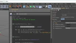 Cinema 4D Script: Web Search Selected Text