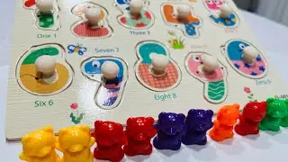 Numbers & Counting 1 to 10 Puzzle | with Mickey Mouse Toy| preschool & Toddlers Video