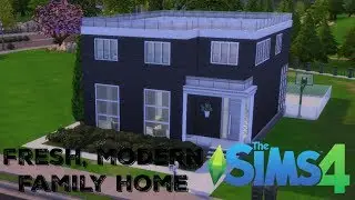 TS4 House Build // Fresh, Modern Family Home - NO CC