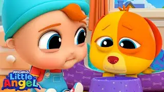 Bingo Is Sick 🐶 Little Angel Classic Nursery Rhymes and Kids Songs | Bingo and Baby John