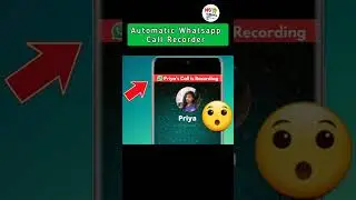 Whatsapp Call Recorder || Automatic Call Recorder App #shorts #tech #mobile