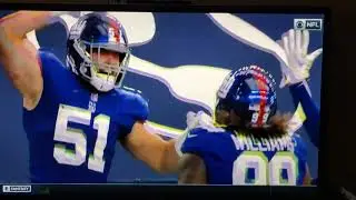 Kyler Fackrell #51 interception pick 6 Giants/Cowboys