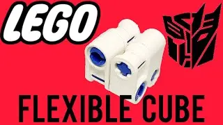 INSTRUCTIONS TUTORIAL HOW TO BUILD LEGO TECHNIC 2X2 STUD MINI FLEXIBLE CUBE MECHA (8 PIECES ONLY) 🔥