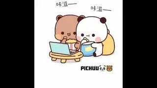 ~Dudu bubu 🐼🐻💕.||#gomapeach #dudububu #cartoon #animation
