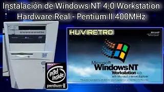 Instalación de Windows NT 4.0 Workstation con SP6: Hardware Real