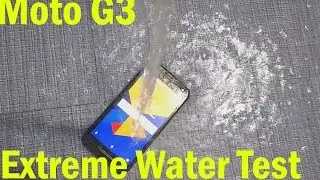 Motorola Moto G3 Extreme Water test (Force water test)