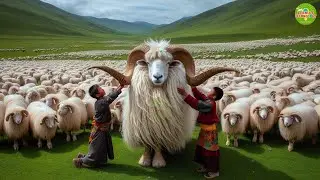 Amazing Nomadic Sheep Farming in China 🐑 | Traditional Herding Documentary | Sheep Farming Culture