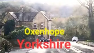 Driving to the local shop from our cottage,  Oxenhope - Yorkshire, England.
