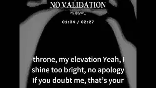 NO VALIDATION | MUSIC 