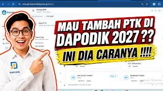 HOW TO ADD PTK IN DAPODIK 2027 | LATEST - ADD TEACHERS IN DAPODIK