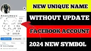 Facebook unique  Name Id | unique  name Facebook account new symbol 2024