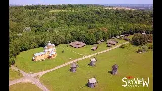 Пирогово Музей с квадрокоптера - Sky View Agency. Съемка с дрона. Видео с воздуха. Aerial video