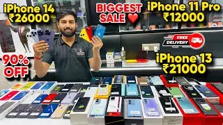 Biggest iPhone Sale Ever 🔥 I Cheapest iPhone Market | Second Hand Mobile | iPhone15 Pro iPhone 16