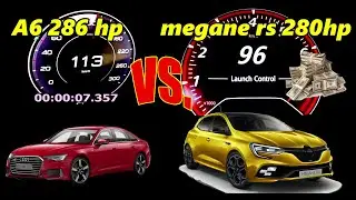 🔥 $90K Diesel Torque vs. Hot Hatch Madness! Audi A6 50 TDI (286 HP) vs. Renault Megane RS (280 HP)