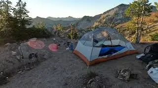 Our Best View in the Eagle Cap Wilderness Backpacking and Fly Fishing so far!