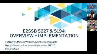 EDI Information Session: January 12, 2022