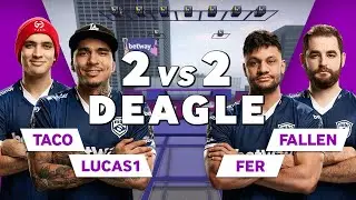 MIBR TACO and LUCAS1 vs Fer and FalleN | CS:GO Deagle 2vs2