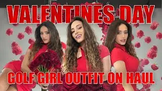 Valentine's Day Golf Girl Clothing Try On Haul | Mazelynt