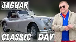 Открытие сезона Jaguar Club Russia! Мы выставили легенду проекта #гаражермес - Jaguar XK-140 1955 г.